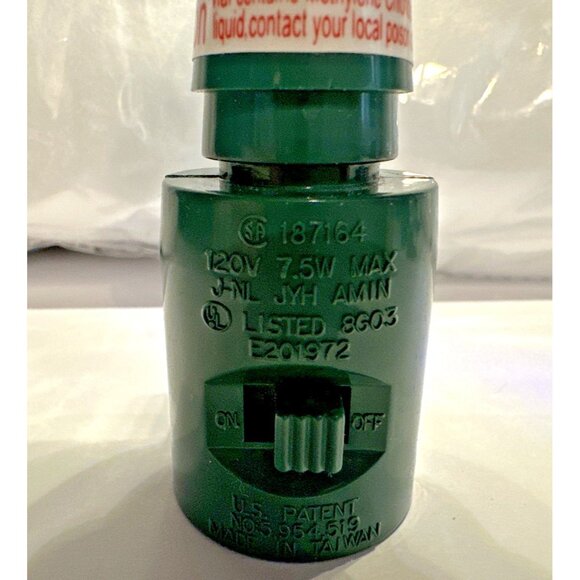 Rare Midwest Of Cannon Falls Christmas Snowman Bubble Lites Glitter Night Light - Picture 9 of 16